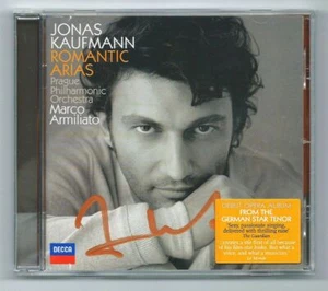 Jonas Kaufmann – Romantic Arias.  SIGNIERT  HAND SIGNED  AUTOGRAPHED   Armiliato - Bild 1 von 3