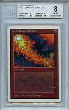 MTG Unlimited Red Elemental Blast BGS 8.0 (8) NM/MT Card Magic Amricons 9247