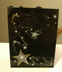 Small Gold Star Gift Bags with Tags, Oriental Trading Company - Picture 1 of 3