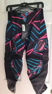  MSR STARLET MX Motorcross Pants LADIES, SIZE 4, BLACK/PINK - 334485 New w Tags - Picture 1 of 7