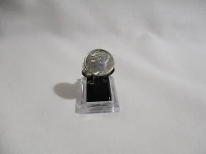 Anello Argento Sterling Moneta U S A Liberty One Dime 1943 Coin Silver Ring - Picture 1 of 11