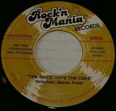 John Norris Bride Cuts The Cake /Here Comes The Bride Wedding March Dj 45 Nm- - Image 1 of 4