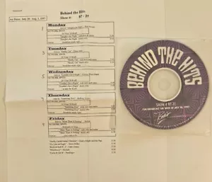 RADIO SHOW 7/28/97 BEHIND THE HITS: ROLLING STONES, BOSTON, ROD STEWART, SKYLARK - Foto 1 di 1