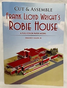 240039 Book Dover CUT & ASSEMBLE FRANK LLOYD WRIGHT'S ROBIE HOUSE PB NEW - Imagen 1 de 2