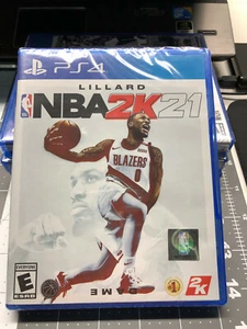 NBA 2K21 PS4 Brandneu Factory Sealed Sony PlayStation 4 Lillard - Bild 1 von 2