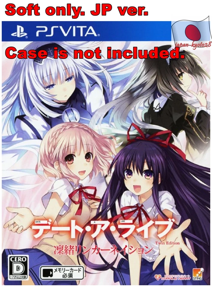 PS Vita JP Soft only PSV Dating A Live Twin Edition 凜 Lynn Car Nations - Image 1 of 1