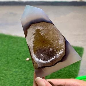 97G Natural beautiful dreamy amethyst obelisk healing - Picture 1 of 16