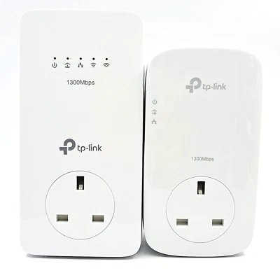 TP-LINK TL-WPA8630P WiFi AV1300 GIGABIT PASSTHROUGH POWERLINE KIT W3245 - Image 1 of 4