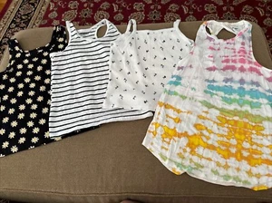 Girls Lot of Of 4 Size Large (10-12) Tank Tops By Old Navy (AH) - Picture 1 of 5