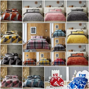 Teddy Bear Fleece Duvet Cover Fluffy Warm Cosy Quilt Thermal Sherpa Bedding Set - Picture 1 of 100
