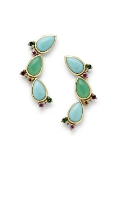 NWT Ippolita 18K Portofino Prisma Mixed-Cut Diamond Ear Crawler 0.04 ctw - Image 1 of 4