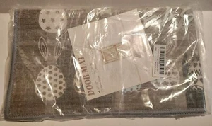 Rugs Real Easter Egg Bunny Decorative Front Door Mat Rabbit 17" x 29" New - Picture 1 of 11