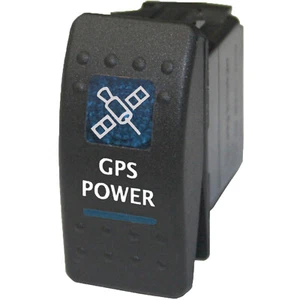 GPS POWER 566B Rocker Switch 12V ON OFF blue SPST 20A 5 pins - Picture 1 of 1