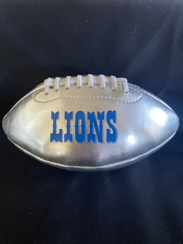 2003 NFL Detroit Lions Silver Football Ball Cover