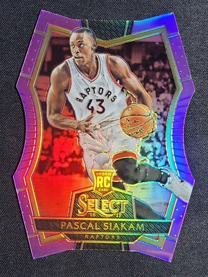 2016 Panini Select Pascal Siakam RC Rookie Prizm Purple Die Cut /99 - Image 1 of 4