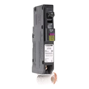 NEW Square D QO115DF 15A 120V 1P Dual Function AFCI/GFCI Circuit Breaker - Picture 1 of 7