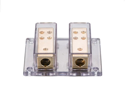 A4A 2X4 Gauge To 8 X 8 Gauge Power/Ground Distribution Block Car Audio SKPD-12 - Image 1 of 4