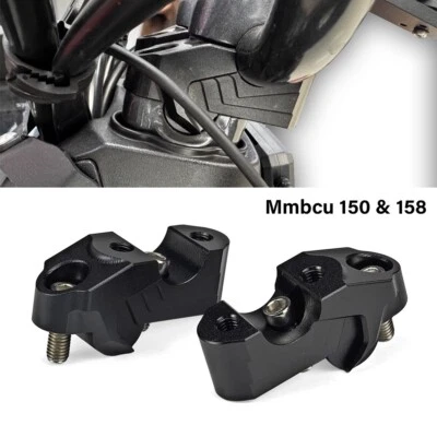 Handle bar Clamp Adapter For SYM Mmbcu150 Mmbcu 158 With offset Handlebar Risers - Image 1 of 4