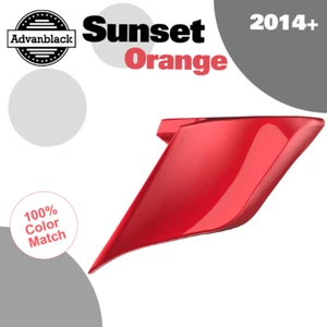 Fundas laterales extendidas SUNSET NARANJA para más de 14 Harley Touring Street Road - Imagen 1 de 7