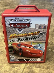 Disney Cars Red Plastic Carrying Storage Case For 50 Vehicles - Picture 1 of 3