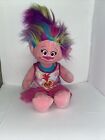 Build A Bear Trolls Princess Poppy Stuffed Doll 23" Plush Babw Pink Purple Toy 2