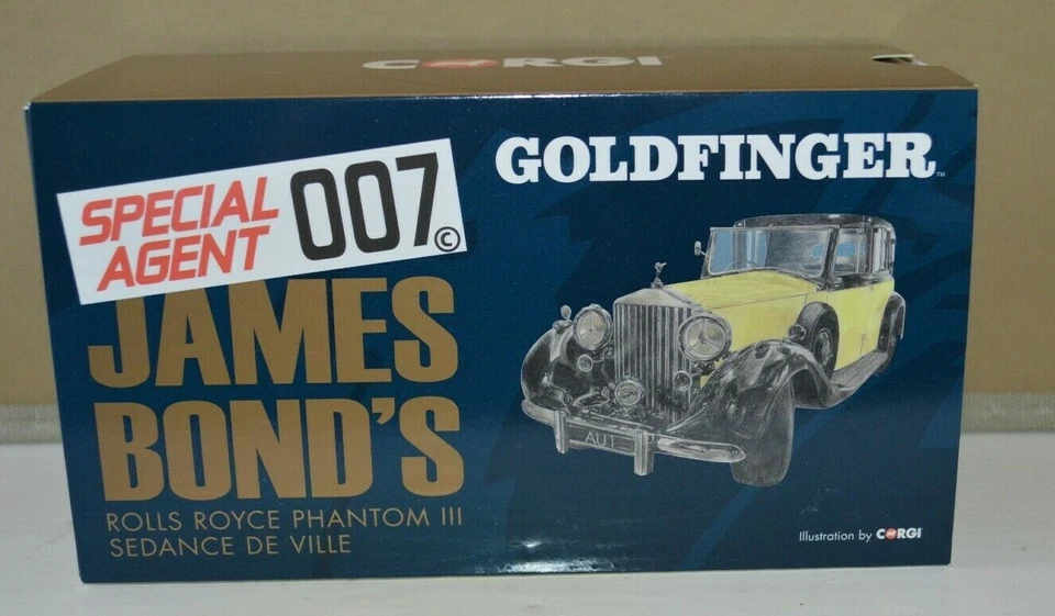 Corgi CC06805 James Bond Goldfinger Rolls Royce Sedanca De Ville (1/36 Scale)    - Image 1 of 4