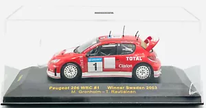 EBOND Peugeot 206 WRC #1 - Winner Sweden 2003 - M.Gronholm T.Rautiainen - 0508 - Foto 1 di 1