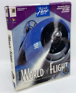 WORLD OF FLIGHT - PC, 1995 - BIG BOX - Microsoft - AUSSIE STOCK - Imagen 1 de 6