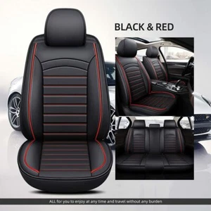 For 2012-2025 Mazda Mazda 3 Car Seat Covers Full Set Leather Front+Rear Cushions - Picture 1 of 18