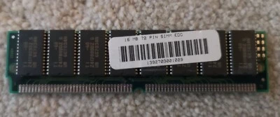 Lite On 20V0 72 Pin SIMM 16MB EDO Single Sided Memory E98641 94V-0 Vintage - Image 1 of 2