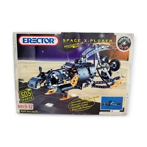 ERECTOR/MECCANO Space Explorer Motorized Construction Set #4840, Complete - Picture 1 of 4