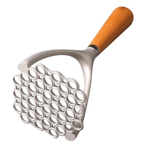 Stainless Steel Handle Potato Masher & Ricer Mash Potatoes Vegetables Tool - Picture 1 of 11