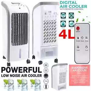 Raffrescatore Portatile 4L Condizionatore Ventilatore Mini Raffreddamento Aria Ghiaccio Aria Fredda UK - Foto 1 di 6