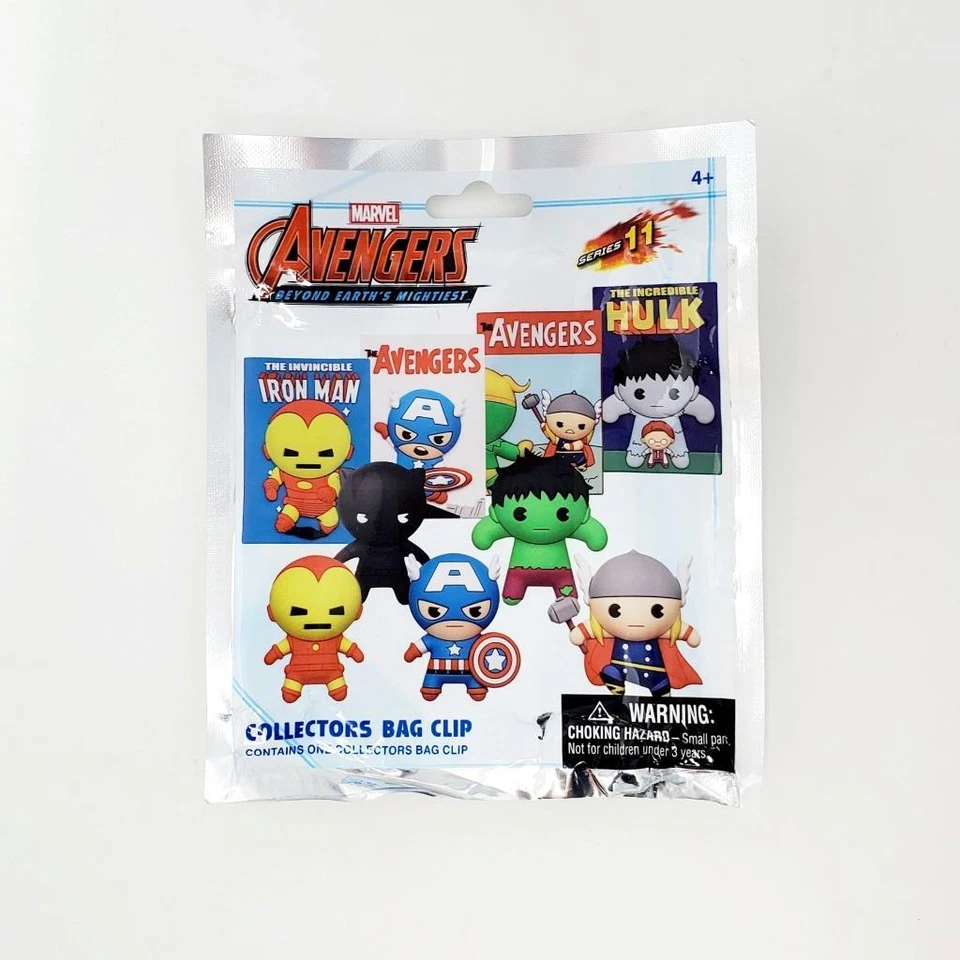 Marvel Avengers серии 11 Beyond Earth's Mightiest 3D сумка зажим - вы выбираете! - Изображение 1 из 1