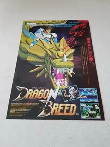 >> DRAGON BREED IREM SHOOT ARCADE ORIGINAL JAPAN HANDBILL FLYER CHIRASHI! << - Imagen 1 de 2