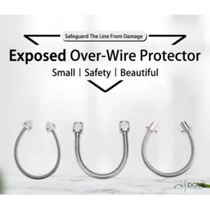 Cable protector de bucle de puerta de acero inoxidable cable tubo protector control de acceso Reino Unido - Imagen 1 de 15