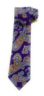 Nueva corbata Daniel Cremieux para hombre siete pliegues edición limitada seda precio de venta sugerido por el fabricante 120,00 USD Foto 1 de 2