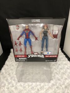 Hasbro Marvel Legends Spider-Man & Mary Jane 2 Pack Toys R Us TRU exclusive NEW