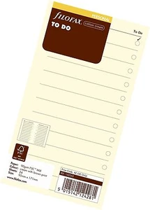 Filofax Personal Cotton Cream To Do 132253 - Bild 1 von 1