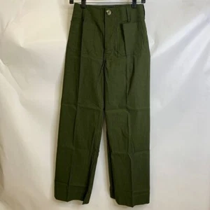 MAEVE The Colette Cropped Wide-Leg Pants Women's Size 26 Holly - Picture 1 of 7