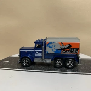 Matchbox 1981 Peterbilt Test Mission Tanker Tank Truck Dark Blue/Gray NM - Picture 1 of 10
