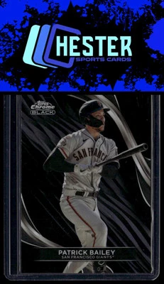 Patrick Bailey - 2024 Topps Chrome Black #59 - San Francisco Giants - Image 1 of 2