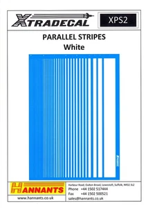 Calcomanías Xtra rayas blancas rayas paralelas - Imagen 1 de 2