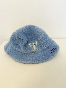 Disney Lilo and Stitch 2025 Furry Blue Bucket Hat Adults One Size - Picture 1 of 5