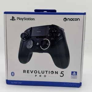 Neuer Nacon Revolution 5 Pro Schwarz Wireless Gaming Controller für PS5 PS4 PC - Bild 1 von 11