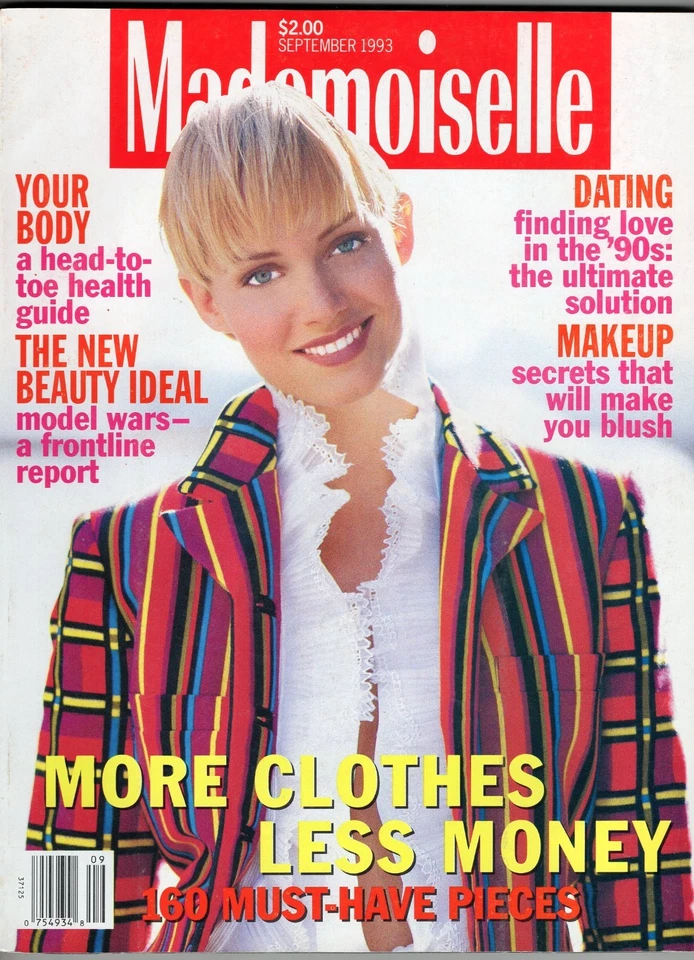 1993 Mademoiselle Amber Valletta ASHLEY JUDD Shalom Harlow KATE MOSS Tyra Banks Foto 1 de 1