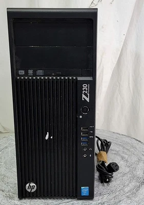 HP Z230 TOWER F1L53UT#ABA Server CORE I7-4770 4GB SEE NOTES - Image 1 of 4