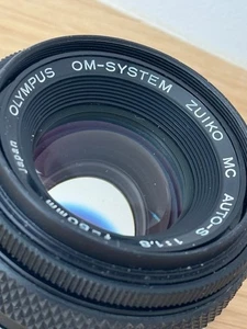 Olympus OM-system ZUIKO MC Auto-s 50mm f/1.8 MF Lens (NEAR MINT) - Picture 1 of 10