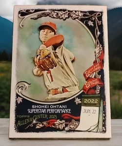 Tarjeta insertada Shohei Ohtani Topps Allen & Ginter 2023 - Spans impecable #SS-40 - Imagen 1 de 2