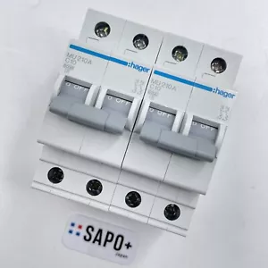 Hager MU210A C10 Set of 2 Circuit Breakers used - Picture 1 of 1